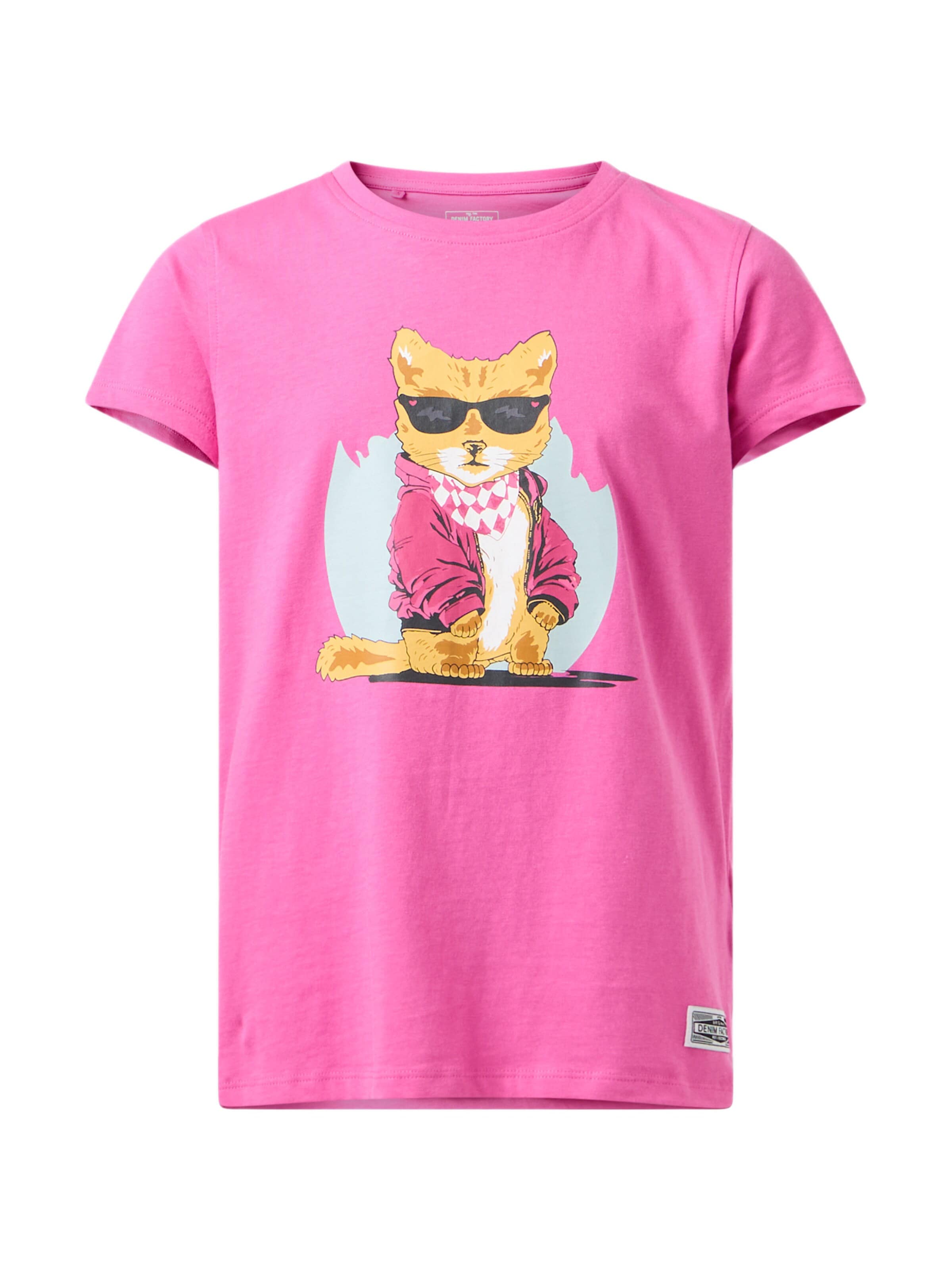 Denim Factory Shirt 'San Diego' in Roze: voorkant