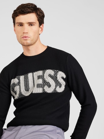 GUESS Pullover 'AMYAS' in Schwarz