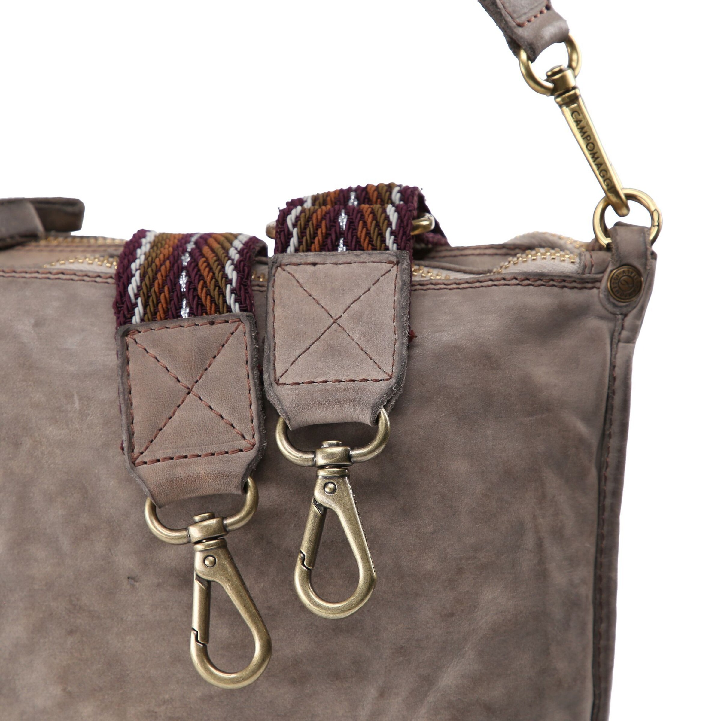 Sac bandoulière Campomaggi en gris