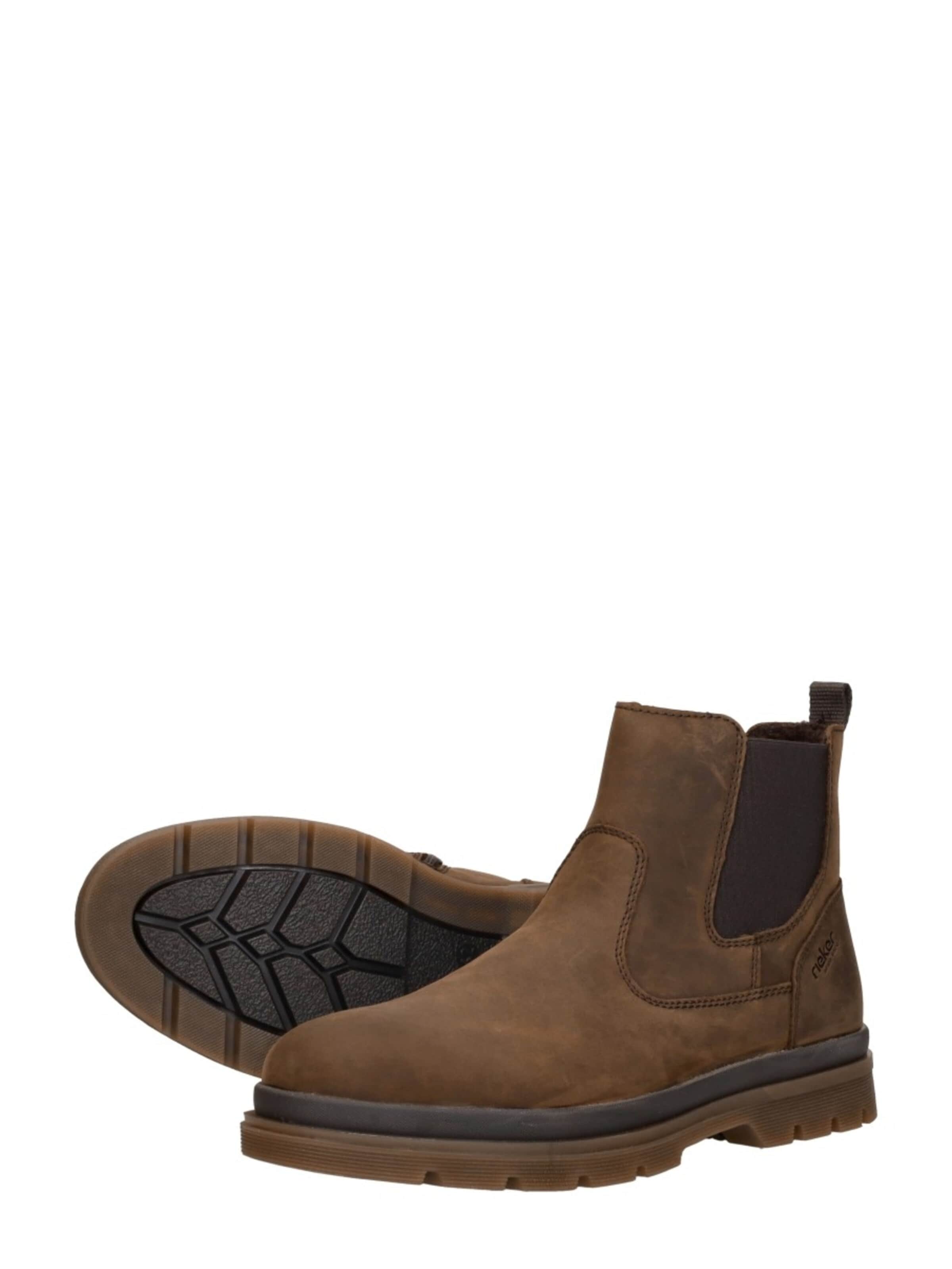 Bottes 'Enkellaarzen' Rieker en marron