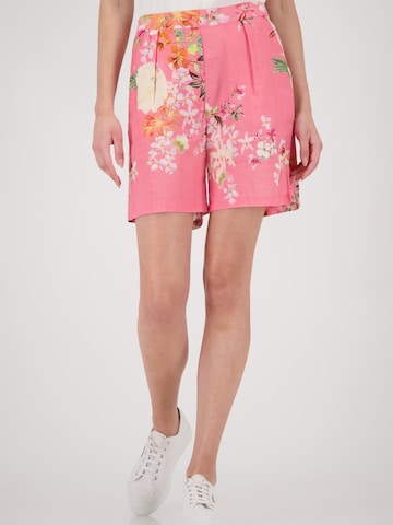 Regular Pantalon à pince monari en rose : devant
