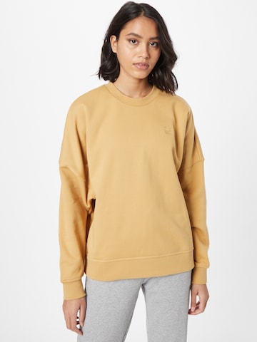 ADIDAS ORIGINALS Sweatshirt 'TREFOIL' i beige: forside