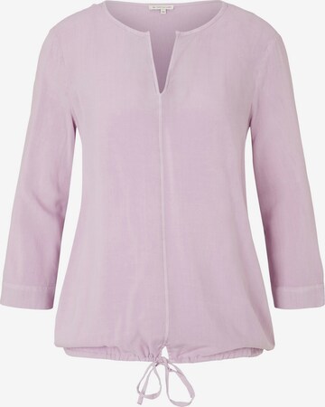 TOM TAILOR - Blusa em roxo: frente