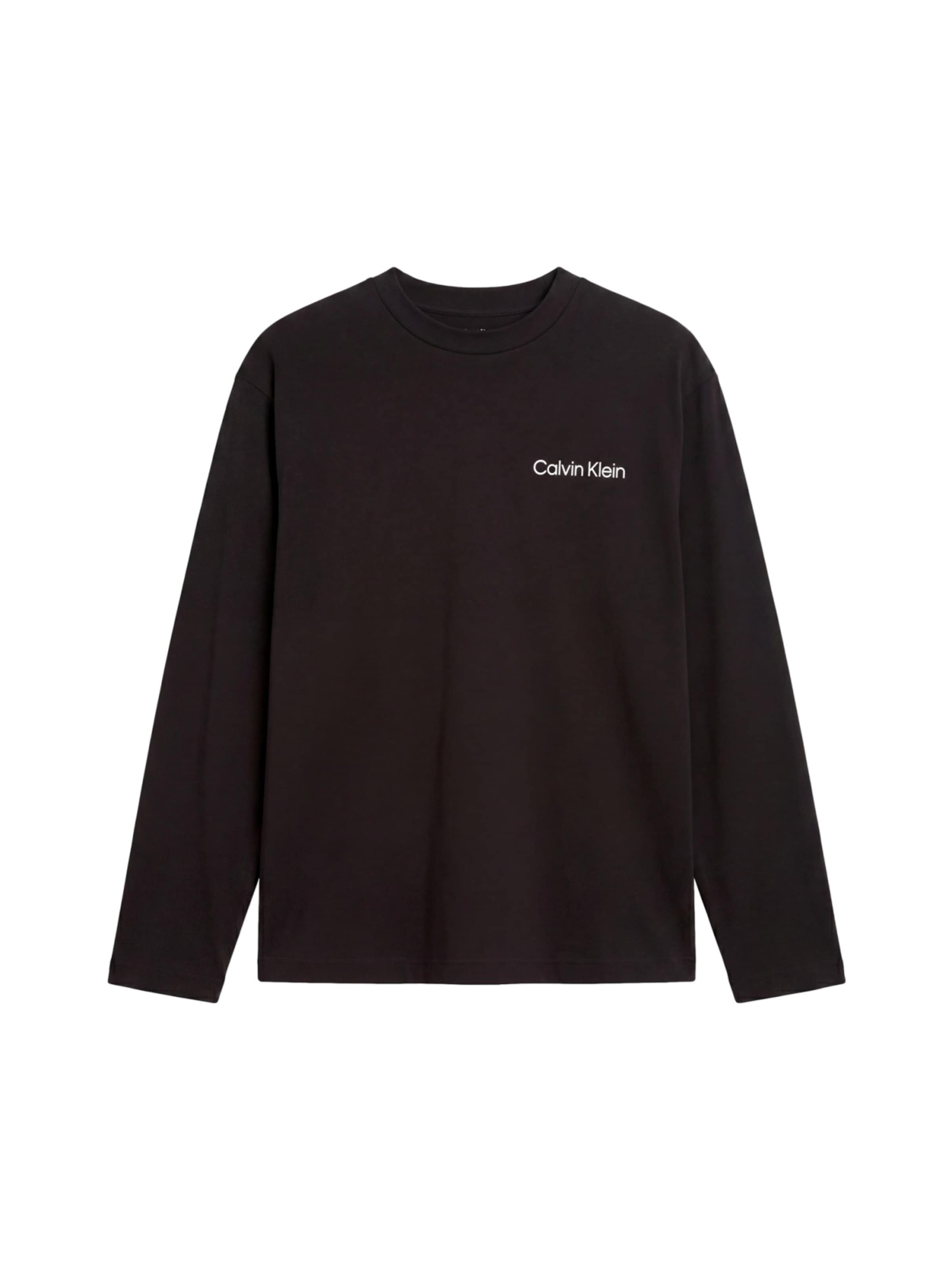 T-Shirt Calvin Klein en noir : devant