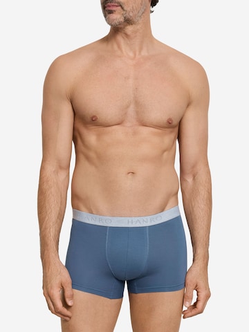 Hanro Boxershorts ' Cotton Essentials ' in Blauw: voorkant