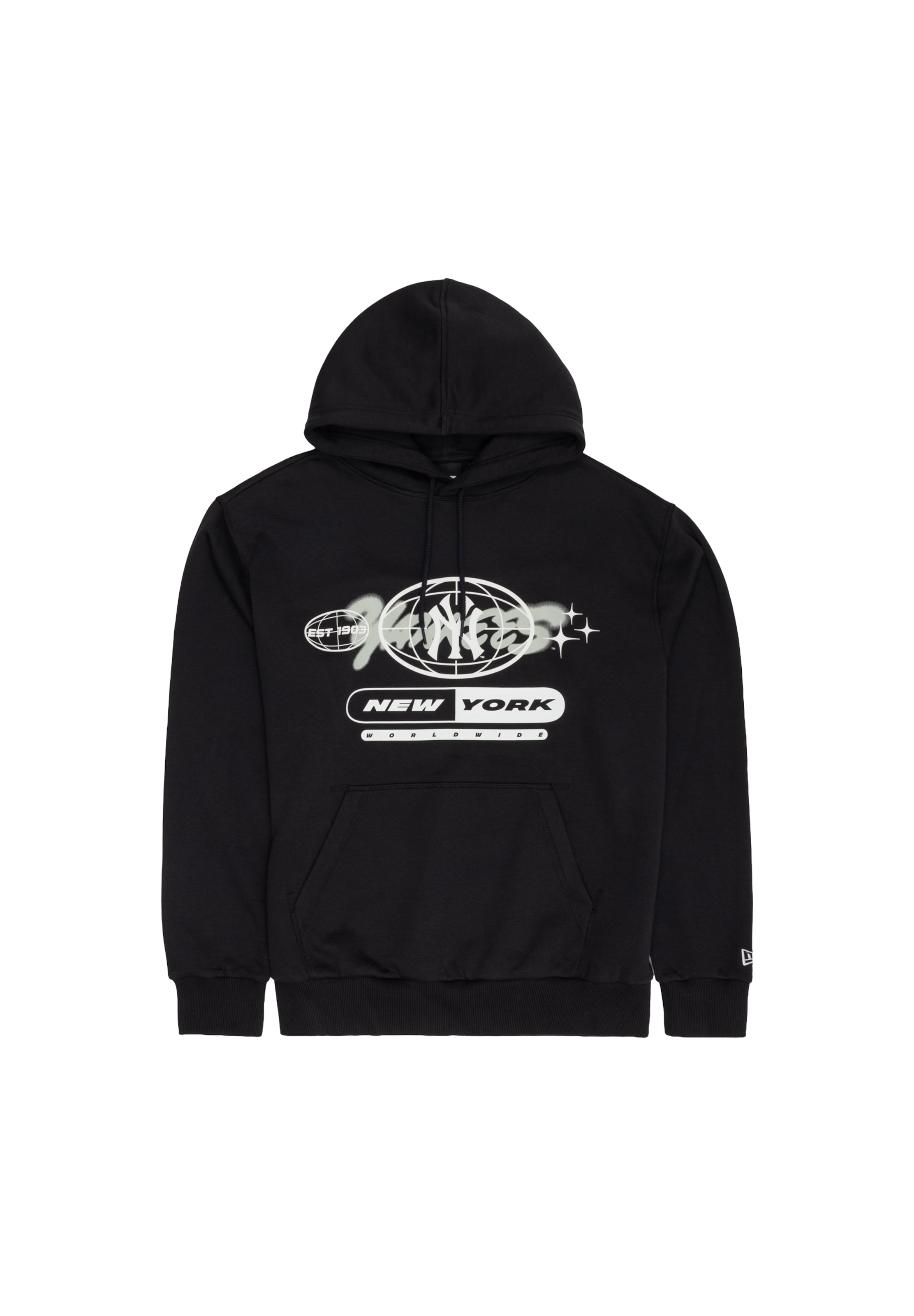 Sweat-shirt 'NEYYAN' NEW ERA en noir : devant