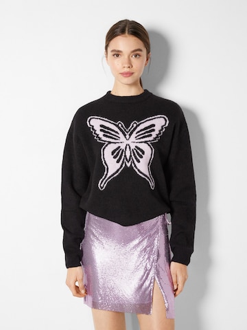 Bershka Skirt in Purple: front