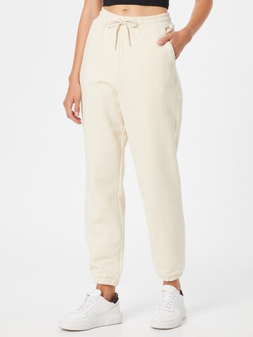 TOM TAILOR DENIM Tapered Pants in Beige: front