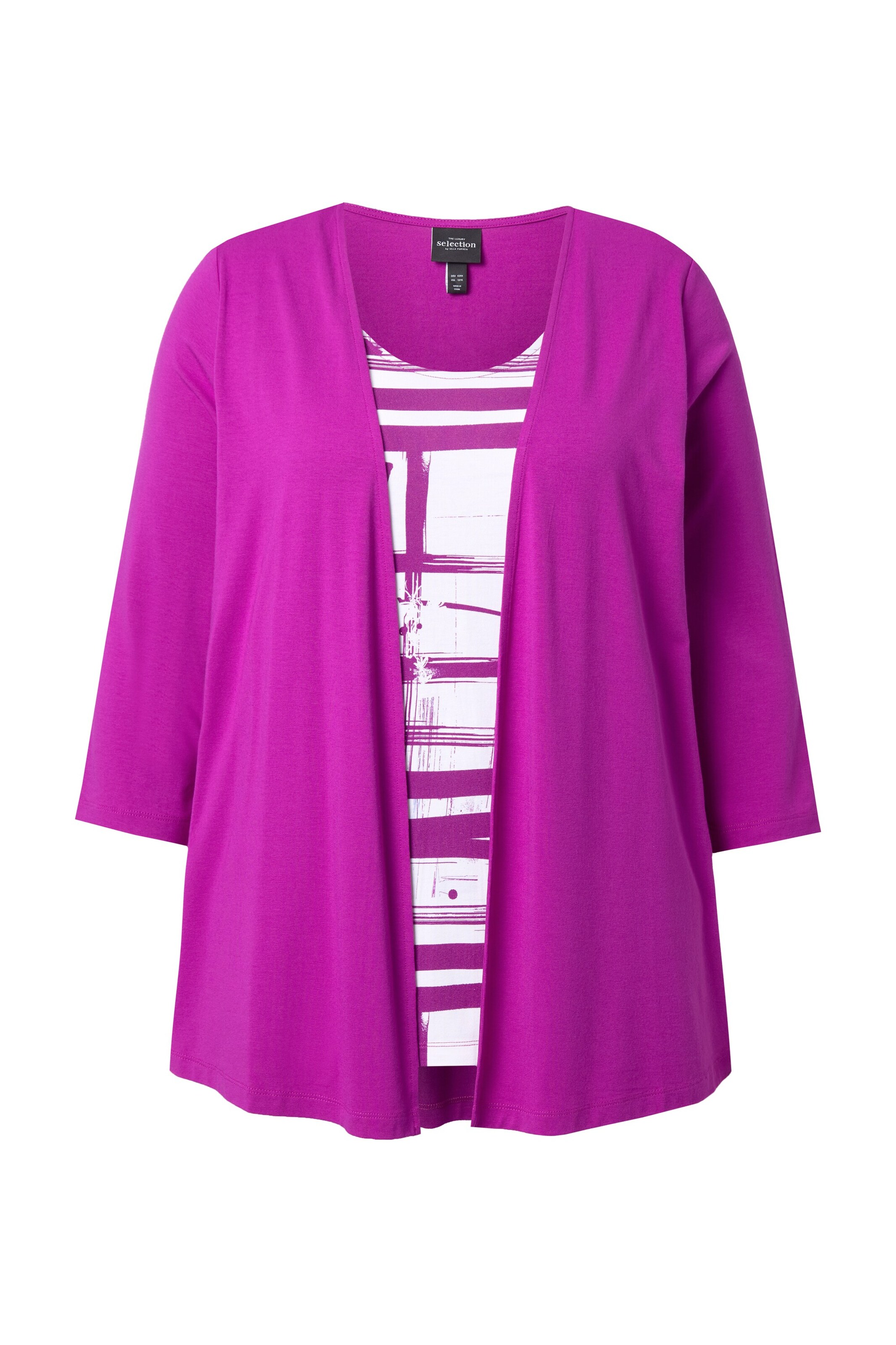 Ulla Popken Shirt in Purple: front