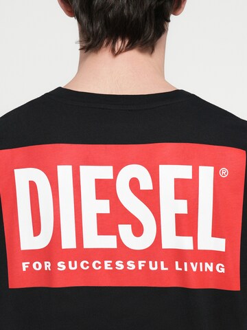 DIESEL - Camiseta 'T-BOXT-BISK' en negro