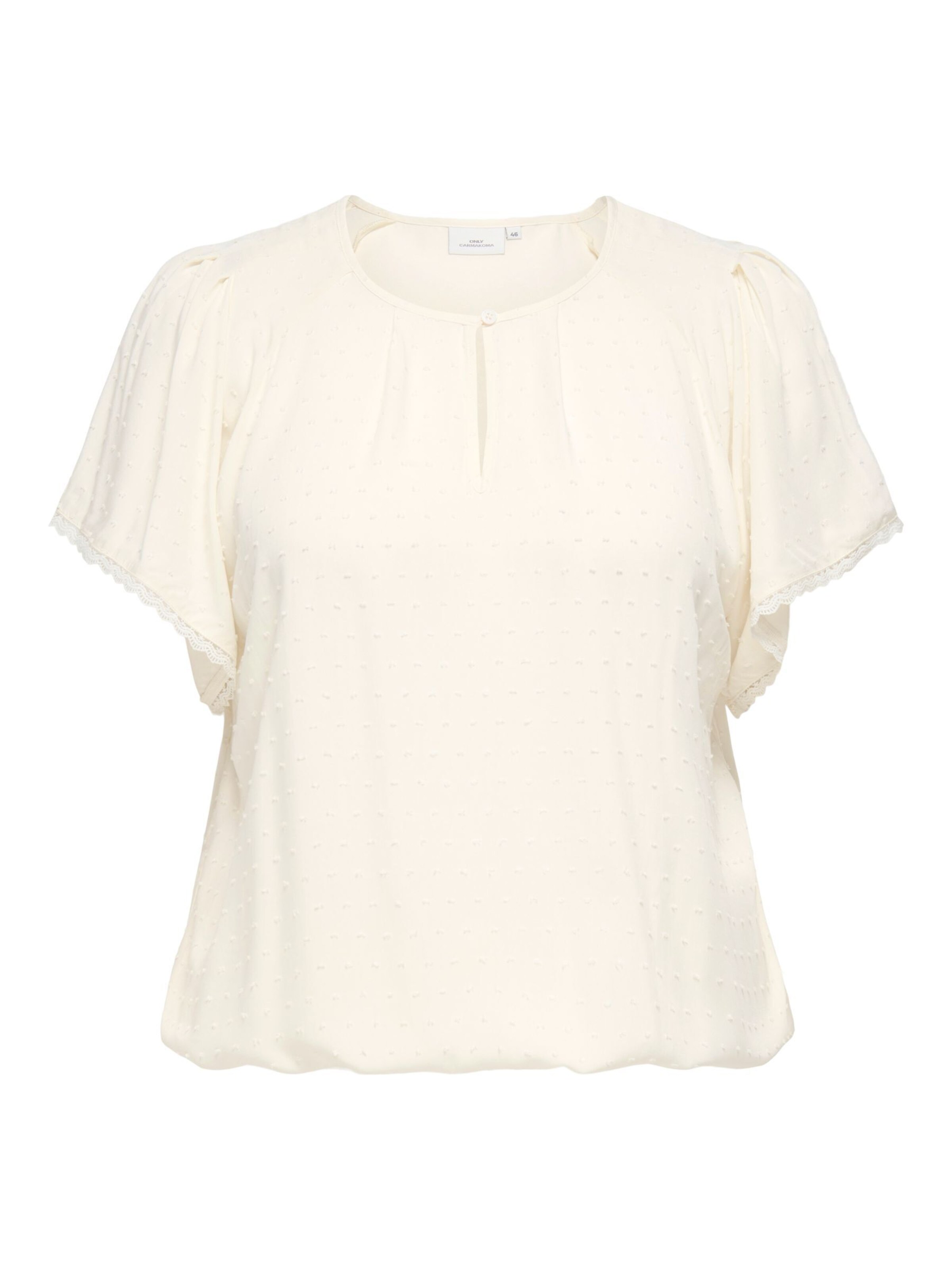 Camicia da donna 'CARTAMRA' di ONLY Carmakoma in bianco: frontale