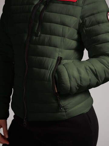 JACK1T Outdoor jacket ' SATEL1TE Kapuzen-Daunenjacke 2.0 ' in Green