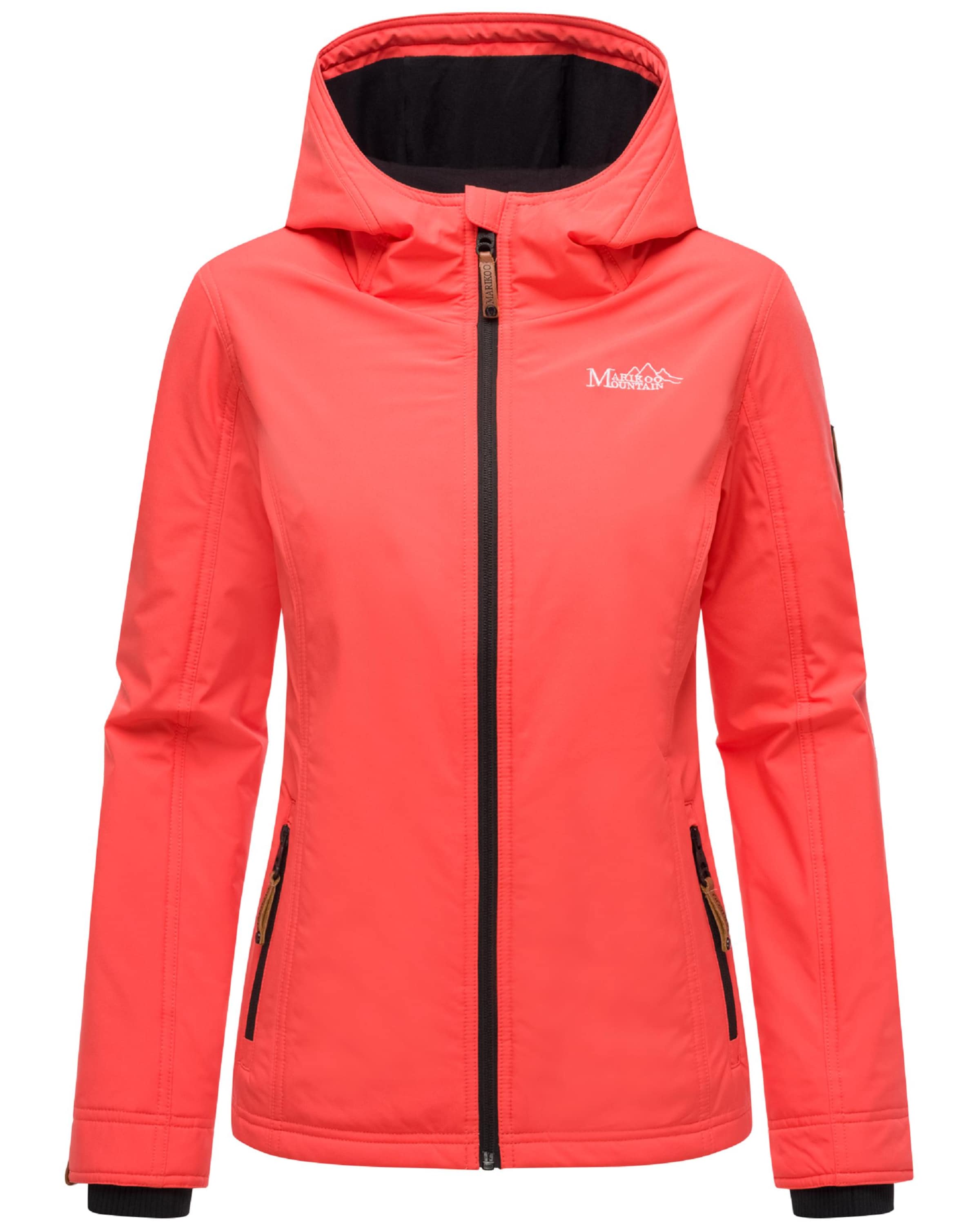 MARIKOO Between-season jacket 'Brombeere' in Pink: front