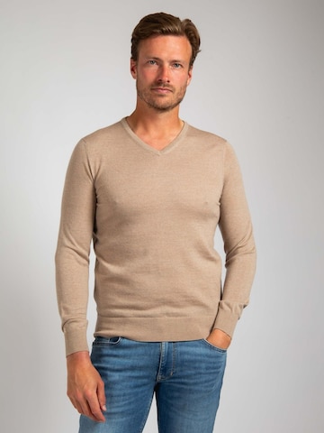 Suitable Shirt in Beige: voorkant