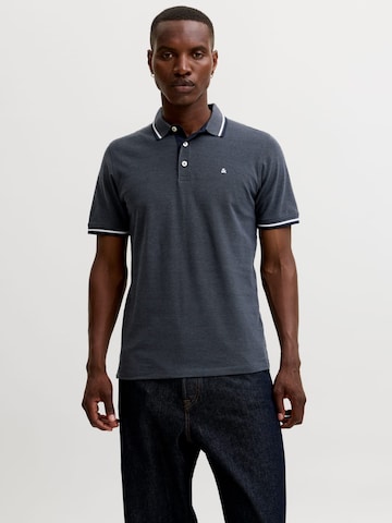 JACK & JONES Shirt 'Epaulos' in Grijs: voorkant