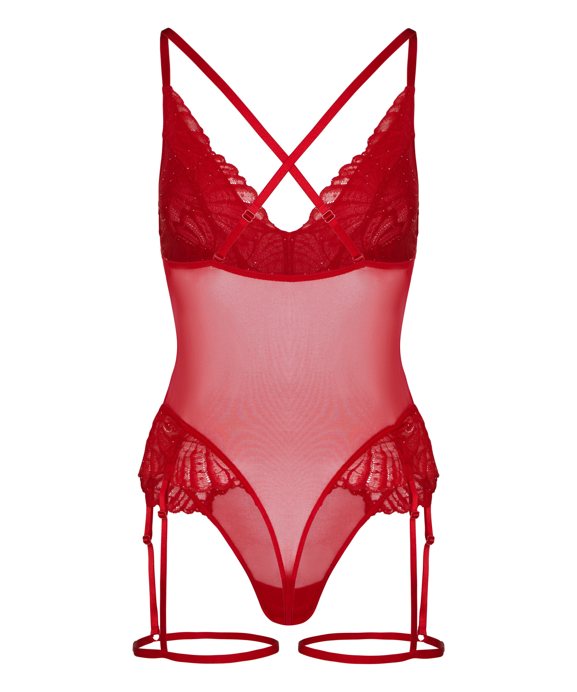 Body 'Erica' Hunkemöller en rouge