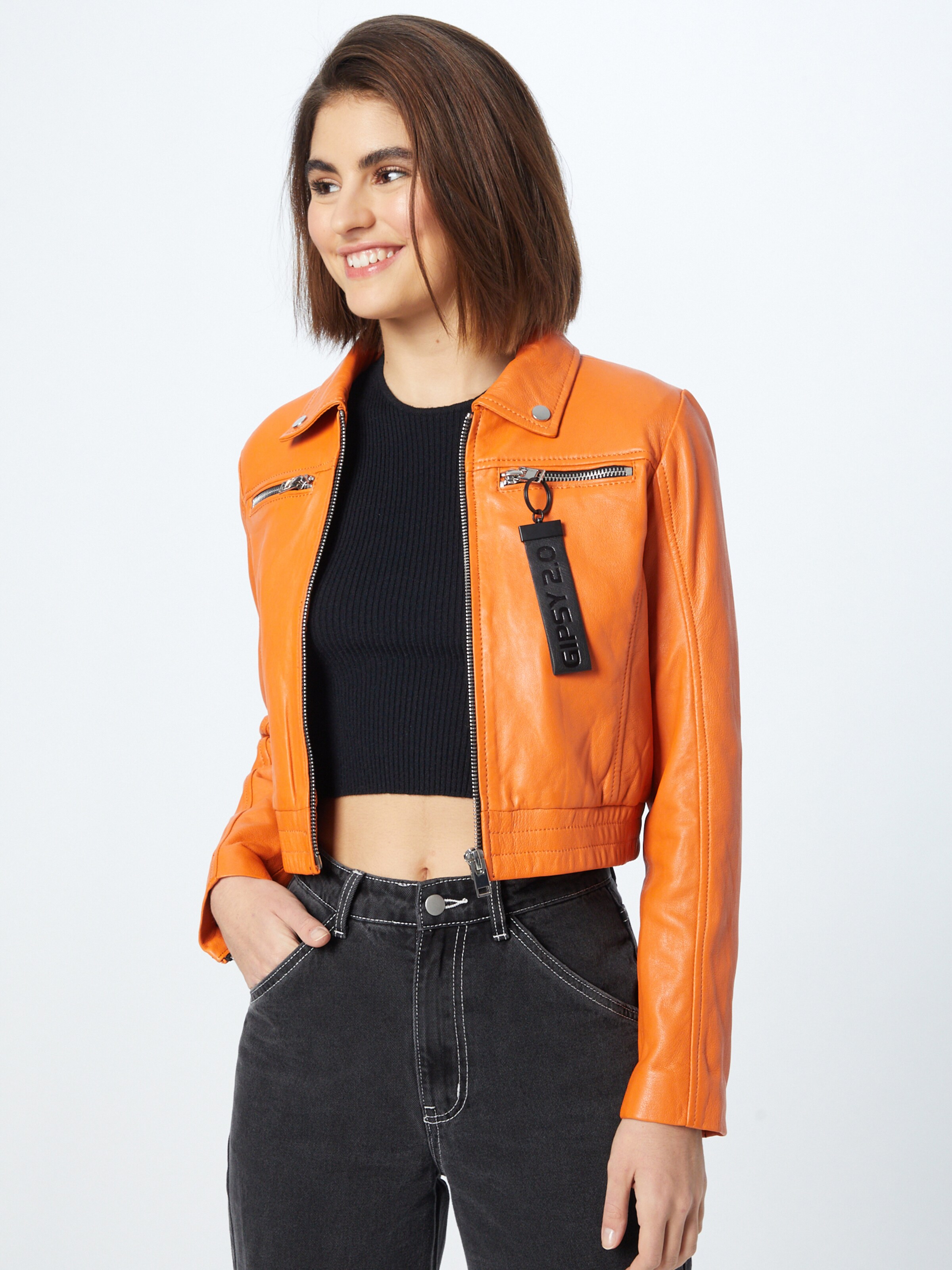 GipsyChaqueta de entretiempo 'Damara' en Naranja | ABOUT YOU