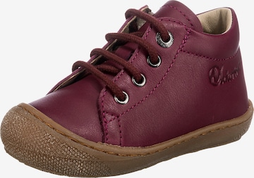 NATURINO First-Step Shoes 'Cocoon' in Red: front