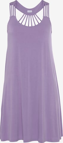 LASCANA Plážové šaty - fialová: predná strana