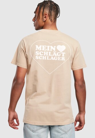 Merchcode Shirt in Beige: front