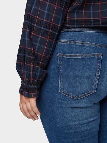 Tom Tailor Women + Slimfit Jeans i blå