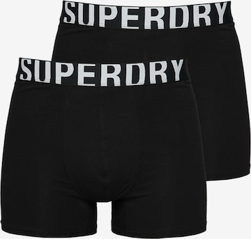 Superdry - Boxers em preto: frente