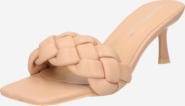 GLAMOROUS Pantofle – béžová: přední strana
