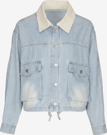 MYMO - Chaqueta de entretiempo en azul: frente