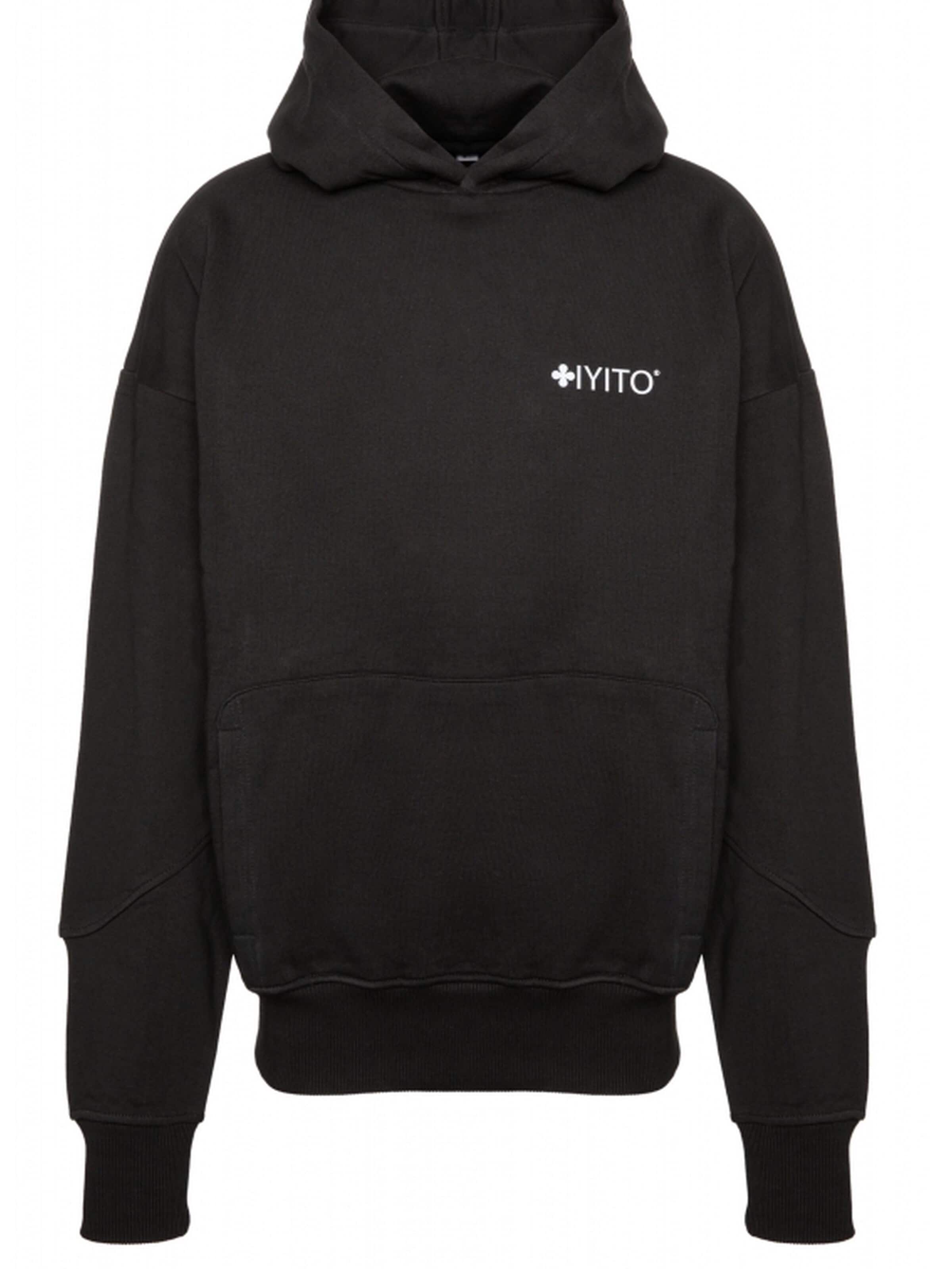 IYITO Sweatshirt 'IYHunter' in Black: front