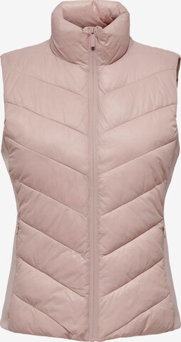 Gilet ONLY en rose : devant