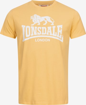 T-Shirt 'ST. ERNEY' LONSDALE en jaune : devant