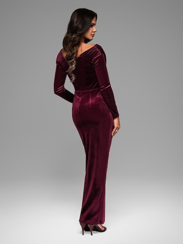 Ombre Evening dress in Red