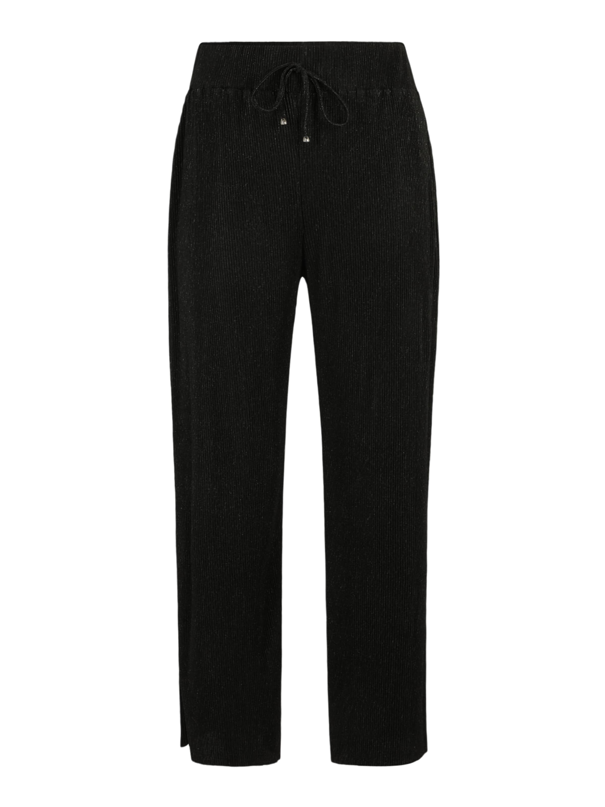 Guido Maria Kretschmer Curvy Regular Pants &#x27;Blanca&#x27; in Black: front