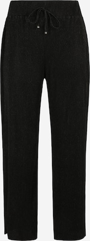 Guido Maria Kretschmer Curvy Regular Pants 'Blanca' in Black: front