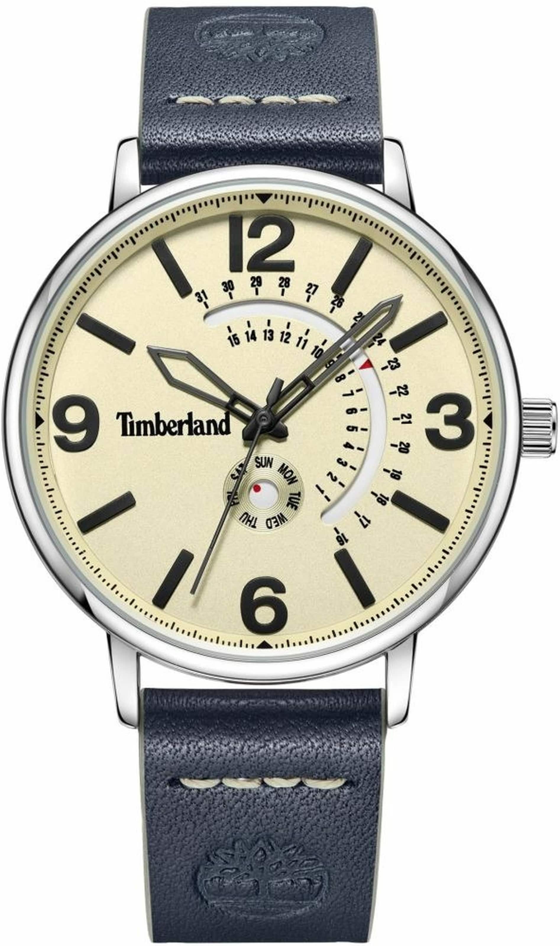 TIMBERLAND Analoog horloge in Zwart: voorkant