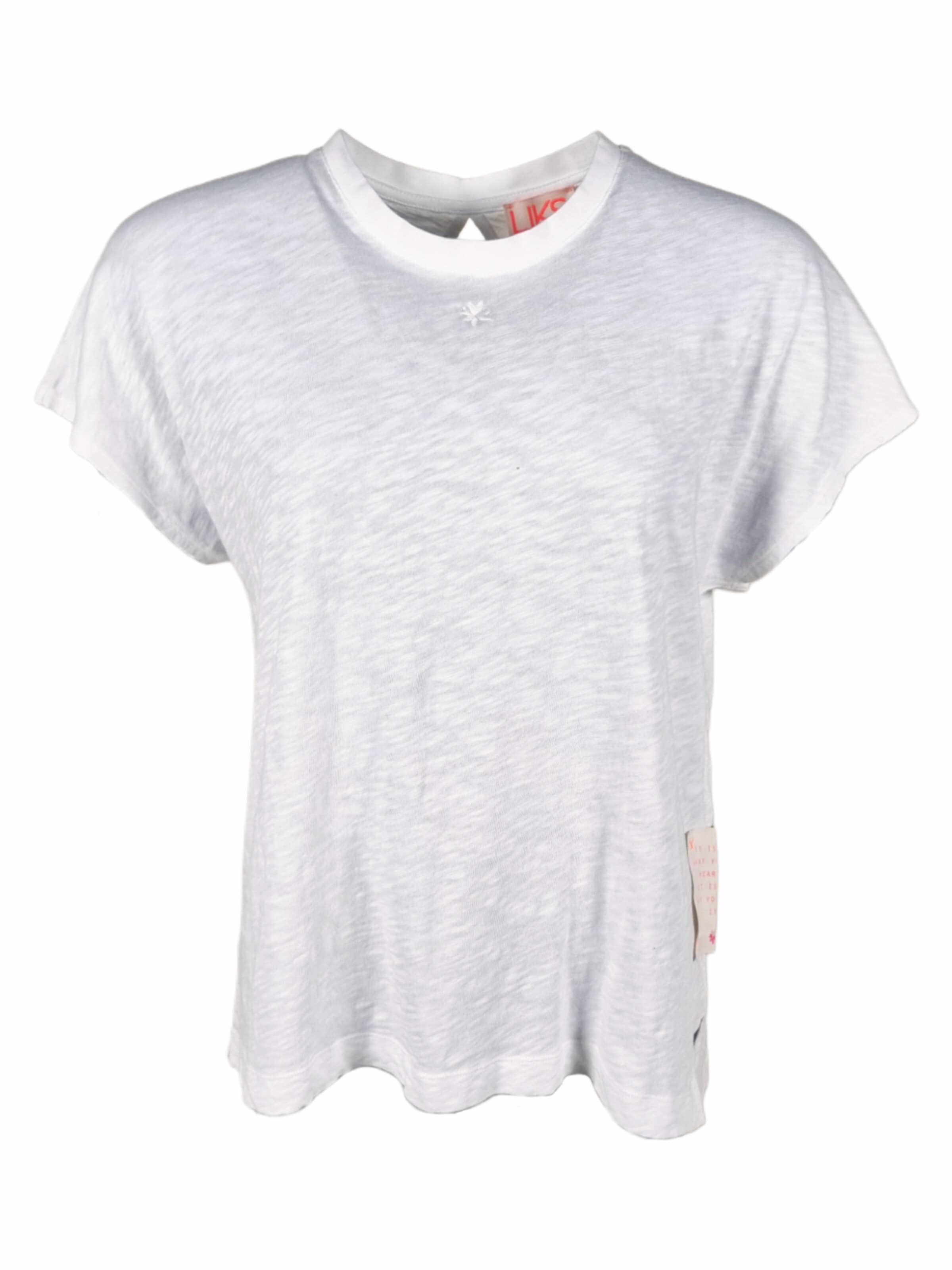 LIKS. Munich - Camiseta 'Tshirt in Baumwolle Flammengarn - PhilippaC' en blanco: frente