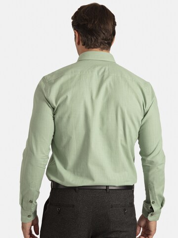Sir Raymond Tailor Regular fit Button Up Shirt 'Patty' in Green