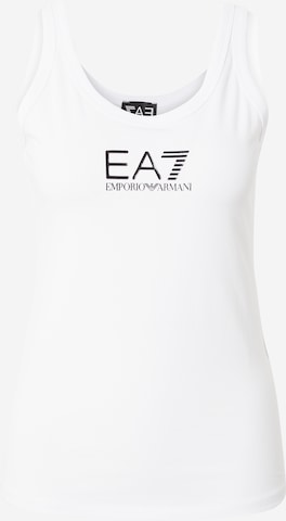 EA7 Emporio Armani - Top en blanco: frente