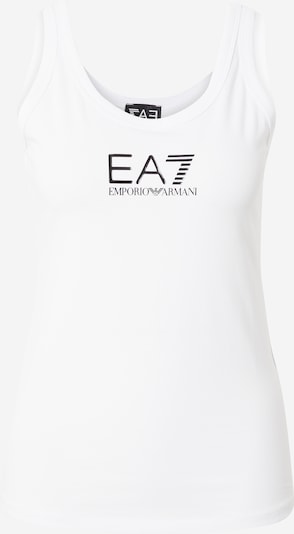 EA7 Emporio Armani Top en negro / blanco, Vista del producto