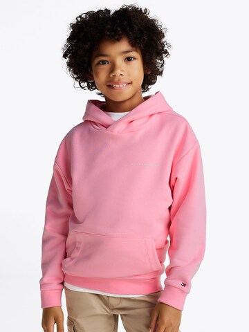 Sweat TOMMY HILFIGER en rose : devant