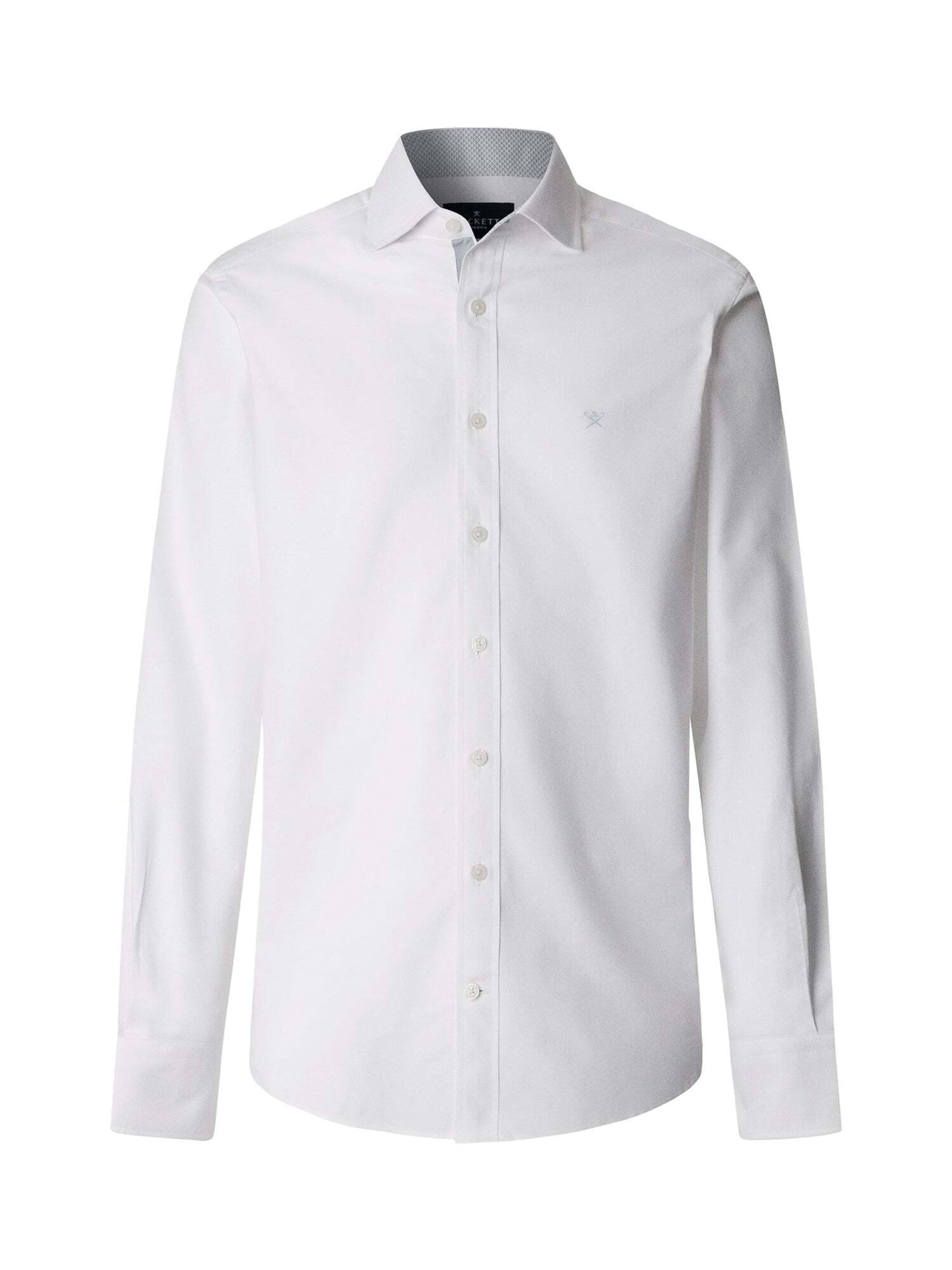 Hackett London Regular fit Overhemd in Wit: voorkant