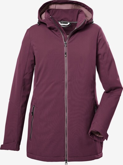 KILLTEC Outdoorjacke in rotviolett, Produktansicht