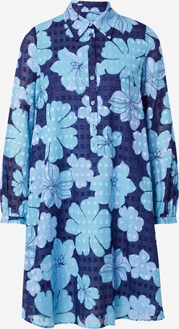 PAUL & JOE Košilové šaty 'TYLANE' – modrá: přední strana