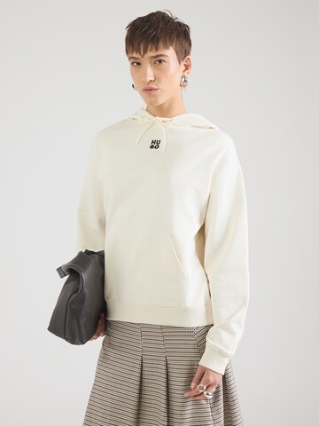 HUGO Mikina 'Delfinia' – bílá: přední strana