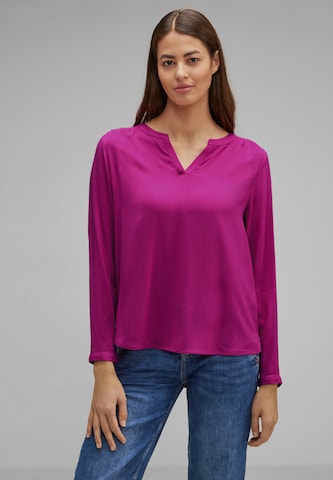 STREET ONE Blouse in Pink: front