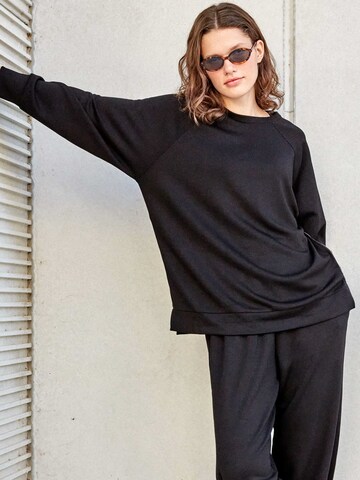 Gisela Tapered Bukser i sort: side