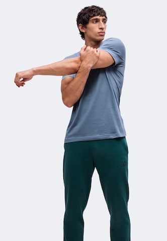 PUMA Tapered Sportbyxa 'ESS No. 1' i grön
