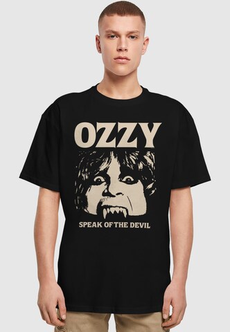 Merchcode Shirt 'Ozzy Osbourne - Speak Of The Devil' in Black: front