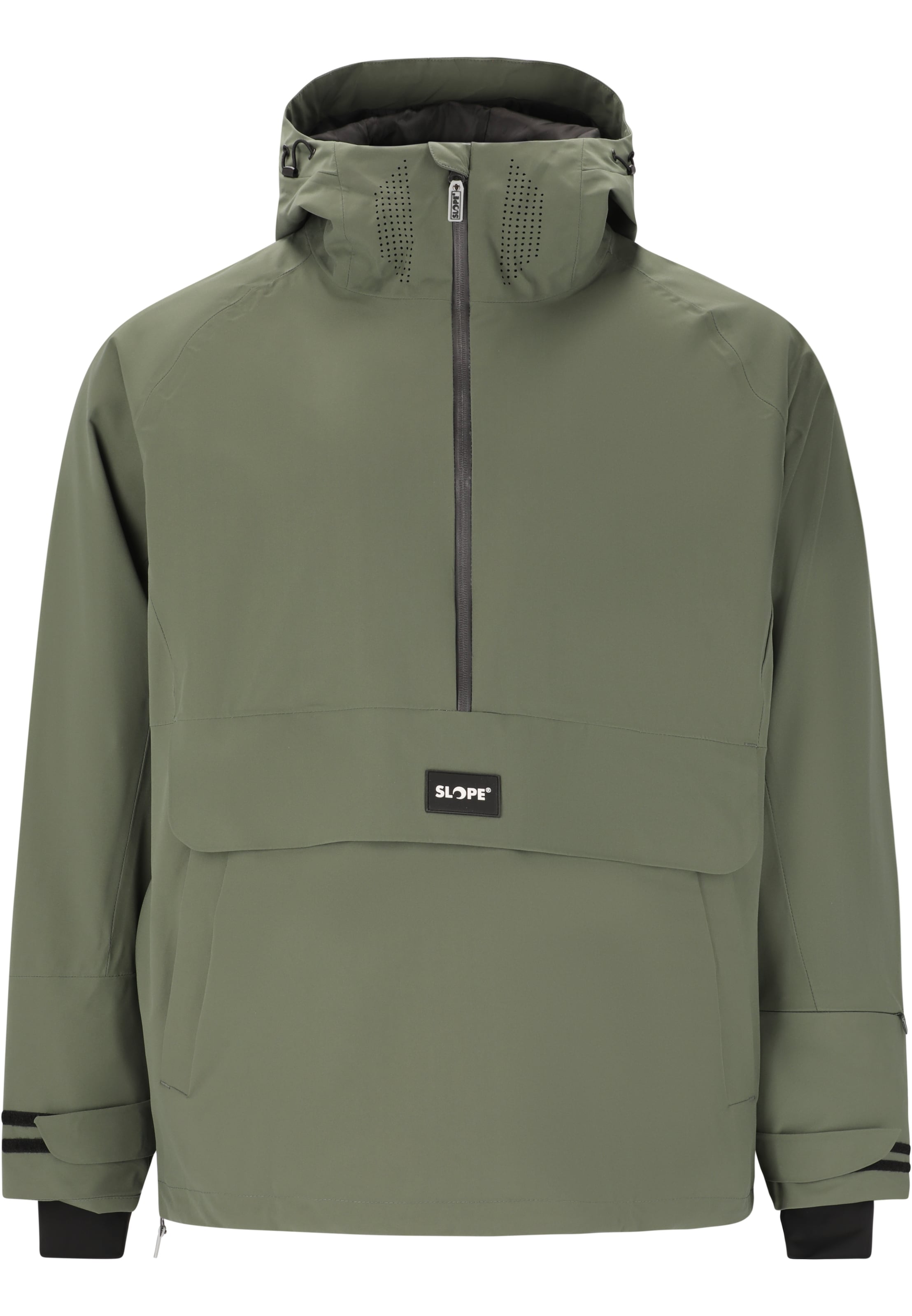 SLOPE Sportjacke 'Ruki' in Grün: Vorderseite