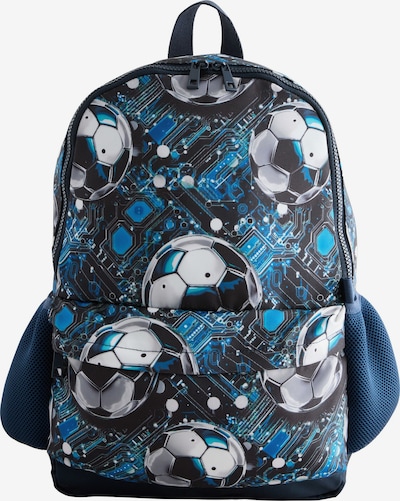 Next Sac à dos en One Size en bleu / gris / noir / blanc, Vue avec produit